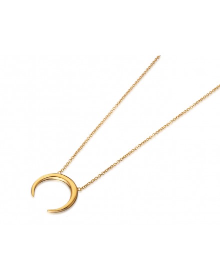 Gargantilla Media Luna Vermeil