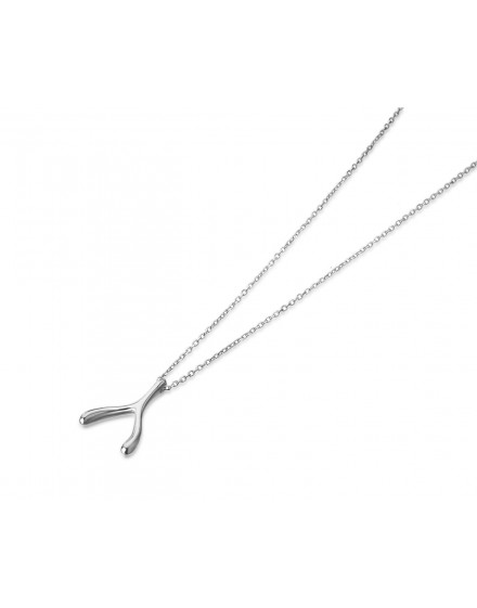 Gargantilla Hueso de la Suerte Rodiada