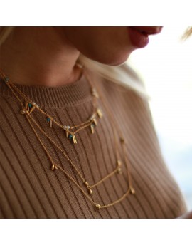 Gargantilla turquesitas